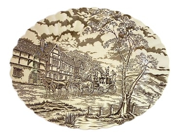 Vintage 1980s Myott Staffordshire Royal Mail Ironstone Serving Platter