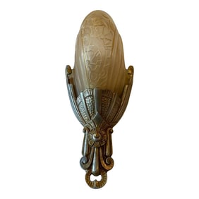 1930's Art Deco Lincoln Light Sconce