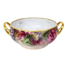 H C Royal Bavaria Porcelain Bowl - Hand Painted