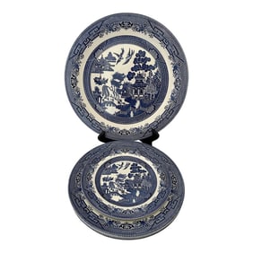 Blue Willow Dinnerware-A Set