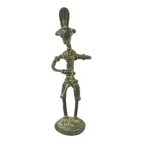 Antique 19th Century Bronze African Sculpture Figurine