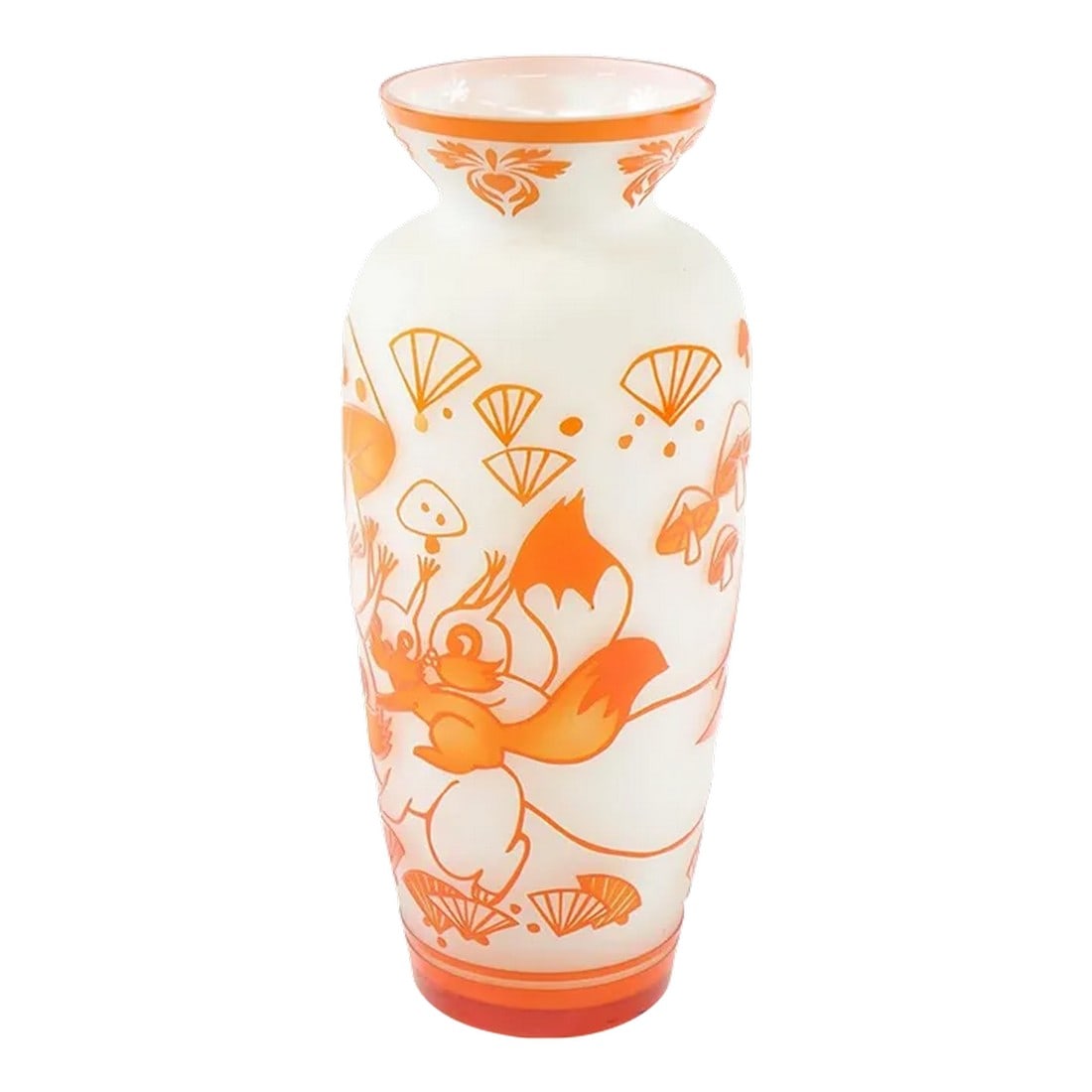 Mid 20th Century Decorative Cameo Brass Vase (1 of 4)