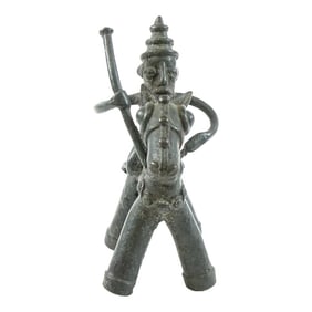 19th Century Antique Bronze African Figurines
