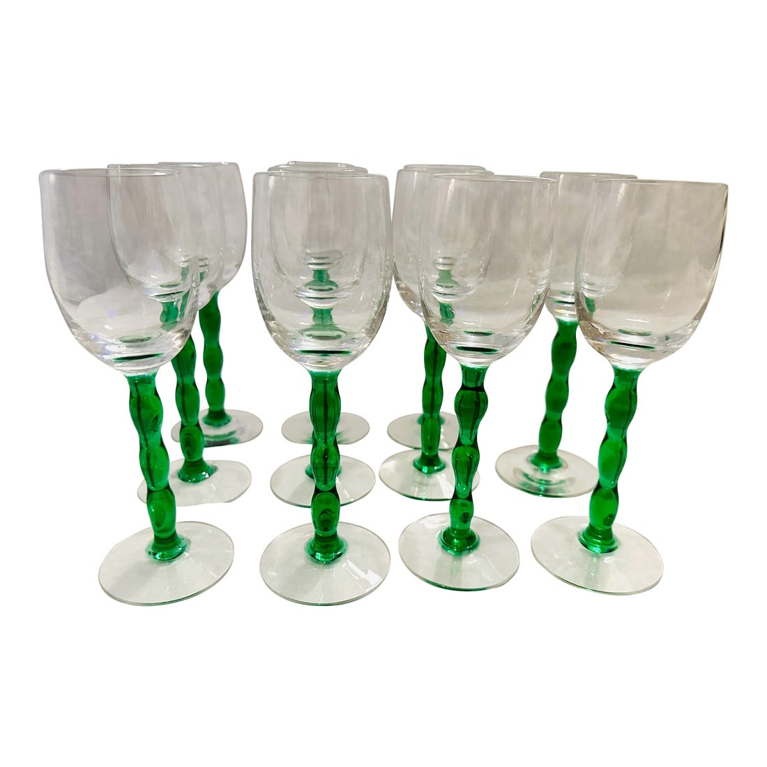 Orrefors Set of 11 Gunnar Cyrén Wine Glasses: The Nobel series was specially designed by Gunna Cyren (1931-2013) for the celebration of the 90 year anniversary of the Nobel prize in 1991. They retail for 199ea Set of 11, but, I might have another
