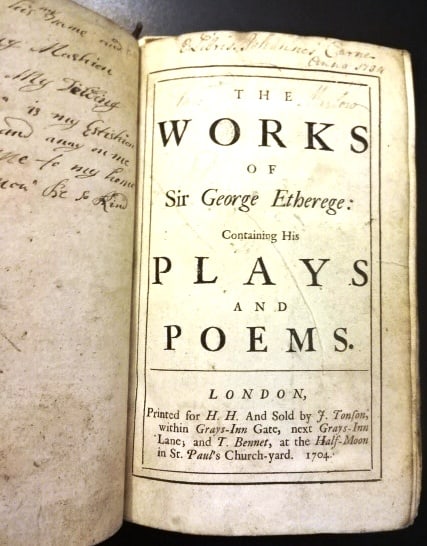 1704 Leather Works of George Etherege (1 of 4)