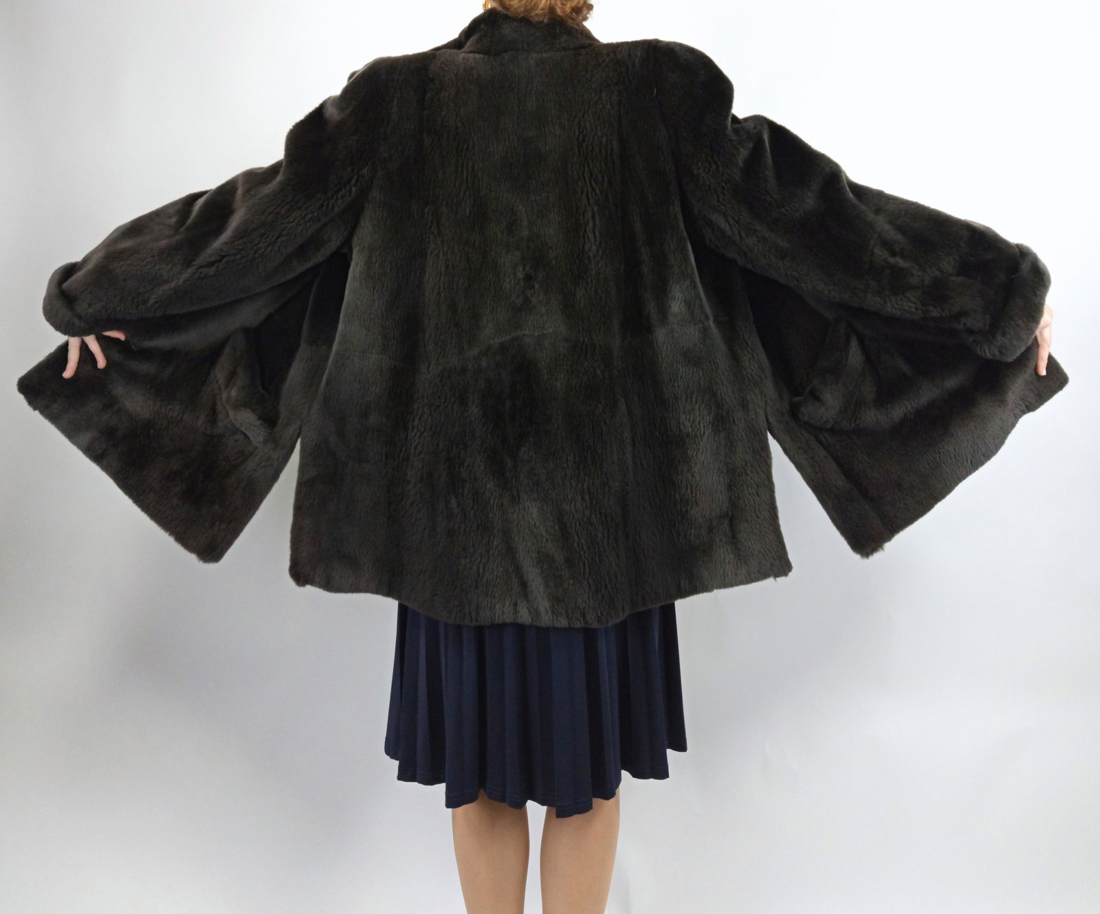EXTRA LIGHT SOFT SHEARED ANGORA FUR JACKET EU: XL ; US: 20 (1 of 9)