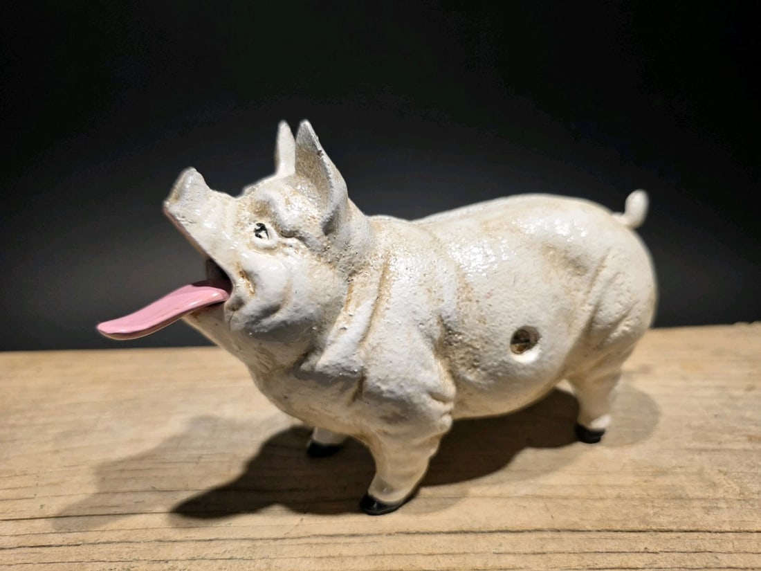 Cast Iron Mechanical Hog Pig Coin Bank (1 of 19)