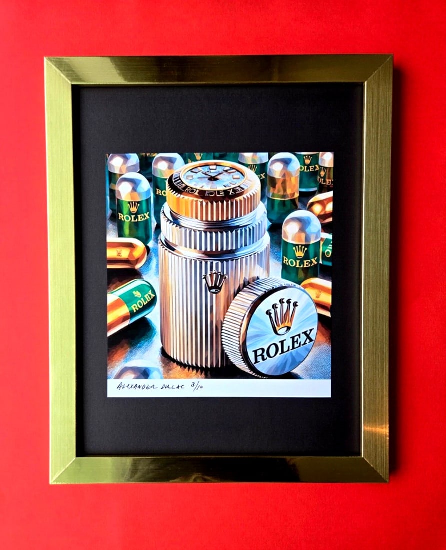 ALEXANDER DULAC | ROLEX WATCH LUXURY ADDICTION Hand Signed Ed. of 10 COA (1 of 1)