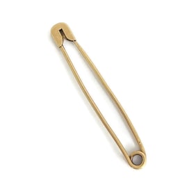 Vintage 1940's Tiffany & Co. Safety Pin Brooch 14K Yellow Gold, 2.92 Grams
