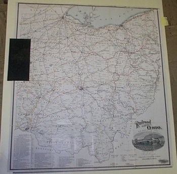 Railroad Map of Ohio. (1 of 1)