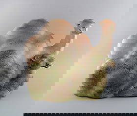 Lisa Larson for Gustavsberg. Colossal and rare sculpture in glazed stoneware. Two dromedaries.: Lisa Larson for Gustavsberg. Colossal and rare sculpture in glazed stoneware. Two dromedaries. 1990s. Measures: 42 x 34 cm. In excellent condition. Signed. Reserve: $1,680.00 Shipping: Domestic: Shipp