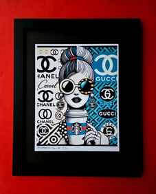 ALEXANDER DULAC | MY STARBUCKS Hand Signed Authentic Print Ed of 10 COA