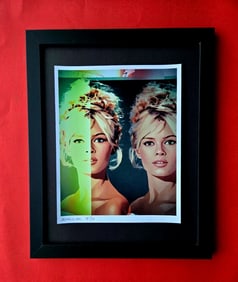 ALEXANDER DULAC | BRIGITTE BARDOT Hand Signed Authentic Print Ed of 10 COA