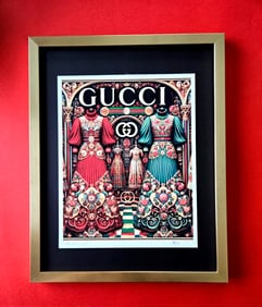 ALEXANDER DULAC | GUCCI Hand Signed Authentic Print Edition of 10 | COA