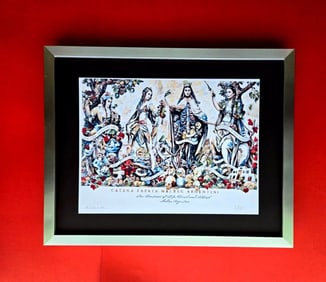 ALEXANDER DULAC | CATENA ZAPATA MALBEC Hand Signed Print Edof10 | COA