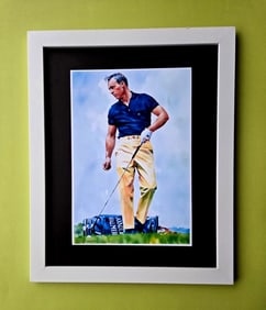 ALEXANDER DULAC | ARNOLD PALMER GOLF Hand Signed Print Ed. of 10 | COA