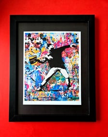 ALEXANDER DULAC | THROWING DUMMIES Hand Signed Authentic Print Ed. of 10 COA