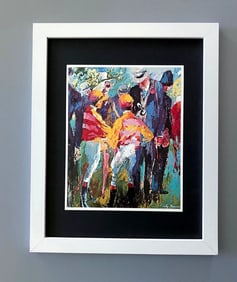 LeRoy Neiman "ASCOT" + 1974 Signed Pop Art Print Mounted & Framed New 11x14 LS