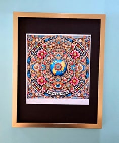 AIDAN FLUX | Hand Signed Authentic Ltd ED of 69 Print Framed Viva la Vida COA