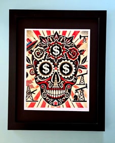 AIDAN FLUX | Hand Signed Authentic Ltd ED of 69 Print Framed World Crisis COA