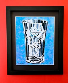 ALEXANDER DULAC | MY HANGOVER REMEDY Hand Signed Authentic Print Ed. of 10 COA