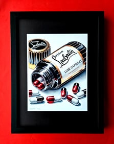 CHIARA BELLINI | LOUBOUTIN COMFORT PILLS Hand Signed Authentic Print | COA