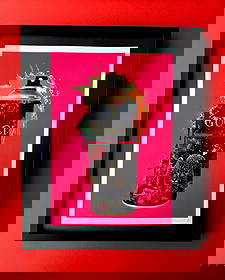 Death NYC Hand Signed Large Framed Print 16x20in MY GUCCI SPRAY COA #9: Up for Sale this Beautiful and Scarce Print by Pop Art Graffiti Master Artist Death NYC Hand Signed in Pencil Numbered X/100 or Proof This piece is mounted on a 20 x 16 in. black acid free black board