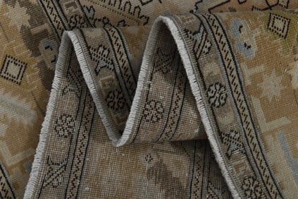 8'2x10'5 ft, OVERSIZED ORANGE BROWN, Minimalist Decor, Area Rug