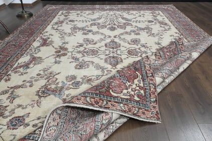 7'9x12'5 ft, MINIMALIST WOOL RUG