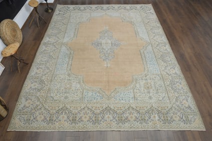 9'7x12'6 ft, ORANGE PERSIAN RUG