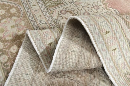 9.7x15.1 ft, OVERSIZED PINK BROWN, Minimalist Decor, Area Rug