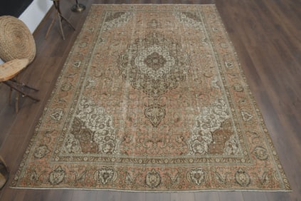 7.4x10.5 ft, HAND KNOTTED RUG