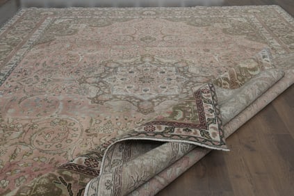 9.6x12 ft, PINK TURKISH RUG