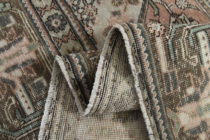 9'8x12'1 ft, ORANGE MINIMALIST RUG, Oversized