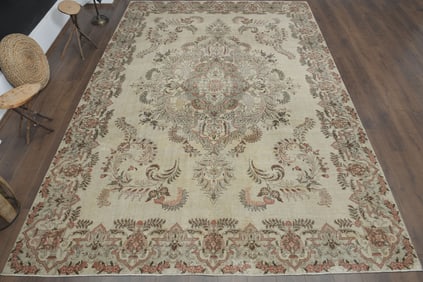 9'3x13'3 ft, BEIGE OVERSIZED RUG