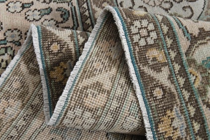 9'4x12'5 ft, BROWN OVERSIZED RUG