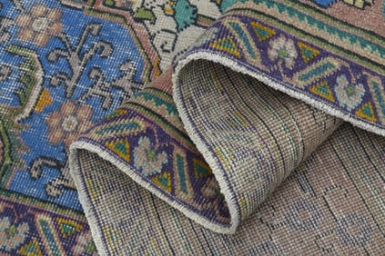 9.3x12.9 ft, PINK Vintage Area rug