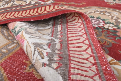 9.8x12.3 ft, TURKISH AREA Rug, Vintage