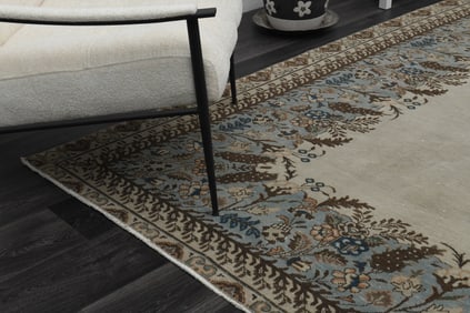 9.9x14.9 ft Oversized Floral Rug,