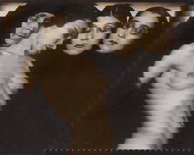 COMPOSITION, FEMALE FIGURE BY RUDOLF KOPPITZ: Title: COMPOSITION, FEMALE FIGURE BY RUDOLF KOPPITZ Artist/Source: RUDOLF KOPPITZ Original Date: CIRCA 1920 Dimensions (in inches): 8 X 10 Description: || UNITED STATES SHIPPING ONLY! || This lot is a