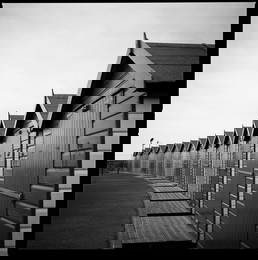 Edition 4/10 - Beach Huts I, Dawlish Warren - Silver Gelatin