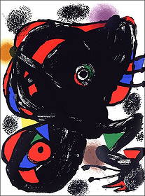 Joan Miro Original Lithograph XXe Siecle 1976: Artist: Joan Miro Country: Spain Title: Untitled Medium: Original Lithograph Marks: Not signed, not numbered Printed: by Arte imprimerie 1976, France Paper: Vellum paper 12.50 x 9.50 inch Proven