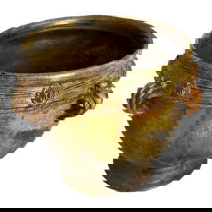 Plant Pot Antique: I purchased this antique directly from Designer Marty Frenkal at his Rituals store on La Cienaga, in Los Ãngeles. It is an early 20th C water pot from the highlands of central america and I