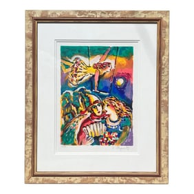 Circus Serenade Limited Edition Lithograph by Zamy Steynovitz (156/350)