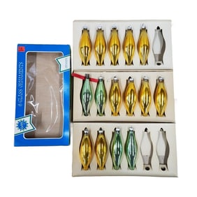 Vintage Christmas - 20 Glass Ornaments