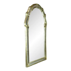 Vintage 1990s Venetian Style Silvered La Barge Mirror