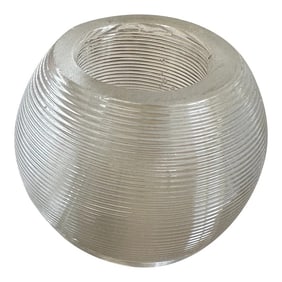 Late 19th Century Edwardian Match Striker Holder English Blown Glass