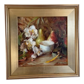 Early 21st Century Still Life Painting Elena Mashajeva Agrophiotis