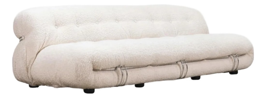 Vintage Soriana Sofa by Afra and Tobia Scarpa for Cassina: Designed by Afra and Tobia Scarpa for Cassina, the Soriana sofa is a masterpiece of modern design. This vintage example was manufactured in the 1970s with the exquisite workmanship, materials and desi