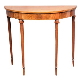 Early 19th Century Regency Period Mahogany Wooden Console Table